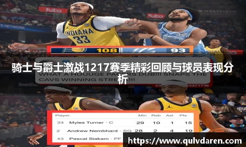 骑士与爵士激战1217赛季精彩回顾与球员表现分析